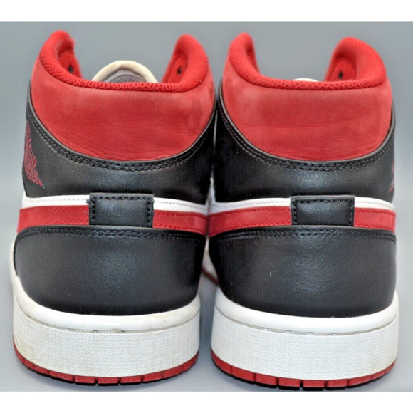 Size 10 - Jordan 1 Mid Metallic Red Air Jordan Authentic - Picture 5 of 9